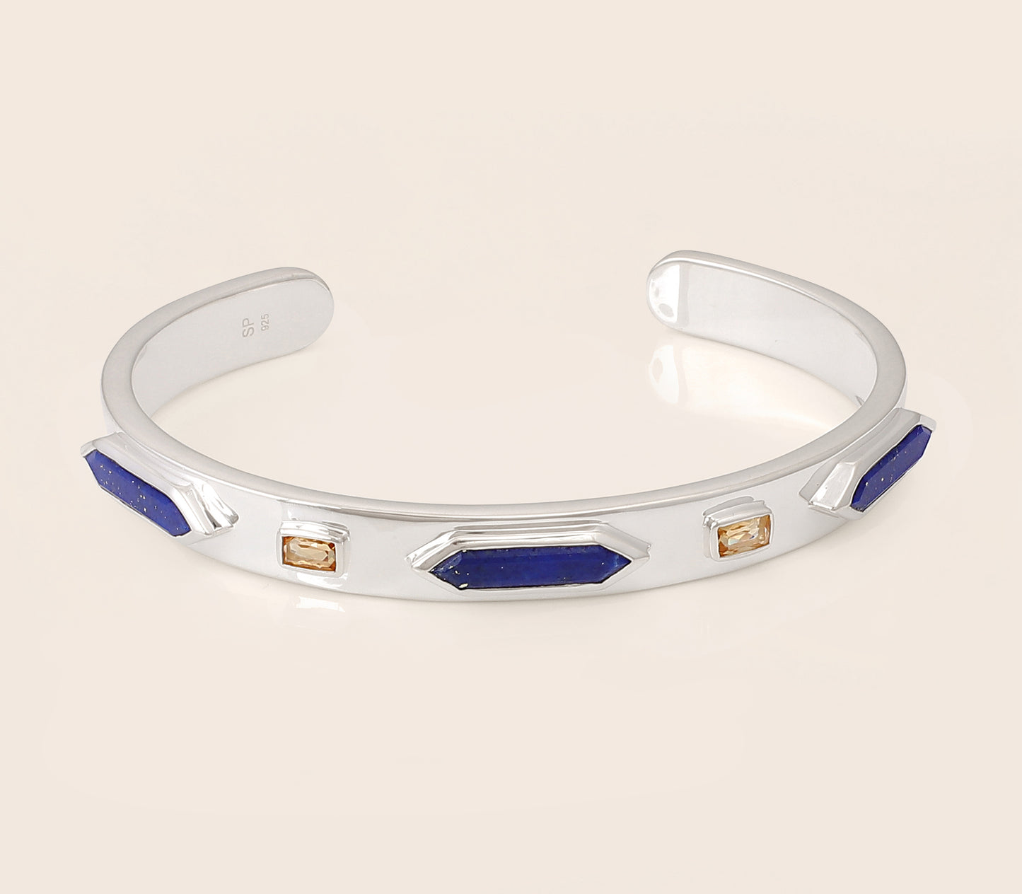 Azure Cuff Bracelet — Adjustable One Size