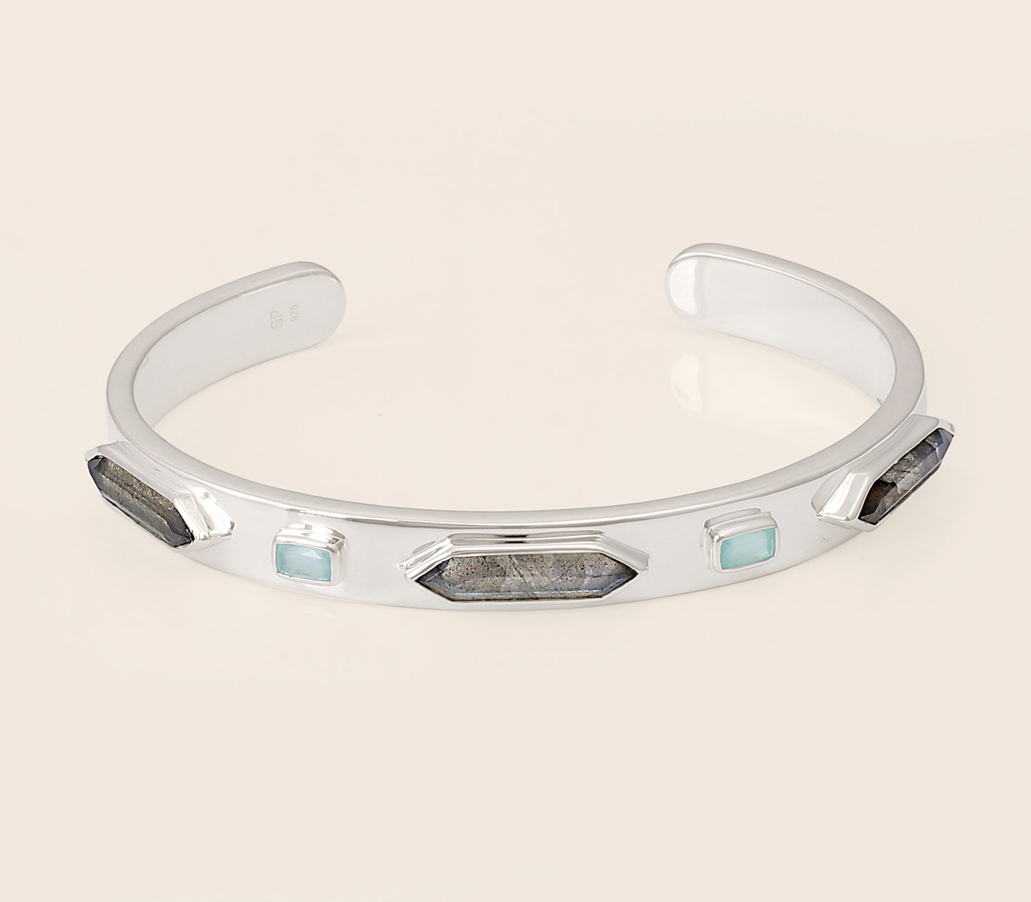 Azure Cuff Bracelet — Adjustable One Size